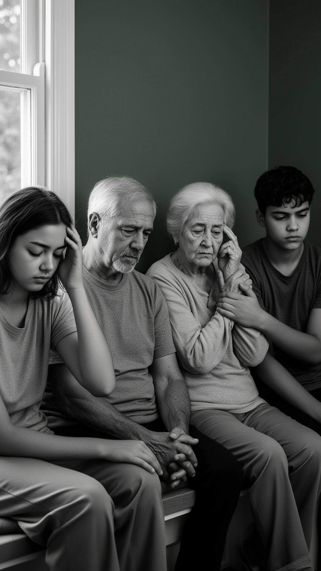 Diverse Australian patients of every age waiting for care at Aalterlife