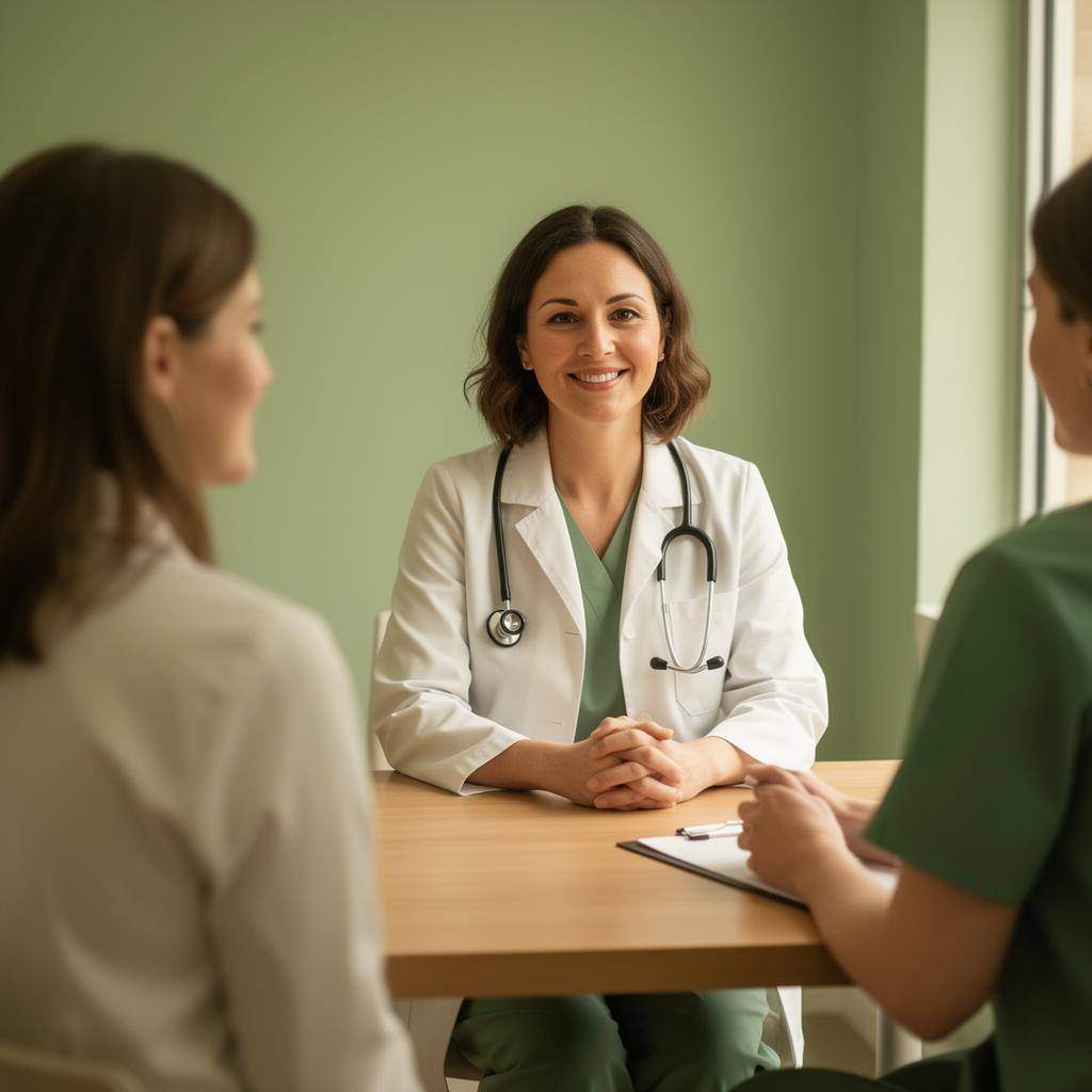 An AHPRA-registered Aalterlife doctor in consultation with a patient